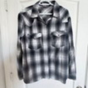 Love Potion Women's Western Flannel Shirt Sz XL
